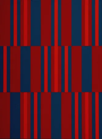 Zeefdruk Vacossin - Composition #IV, 1989