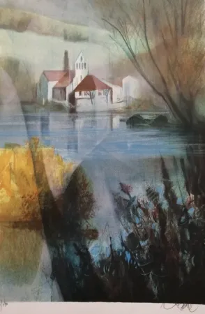 Lithografie Valadie - Beaulieu - Limousin