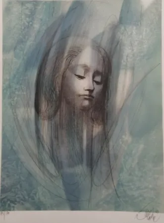 Lithografie Valadie - Fortunata