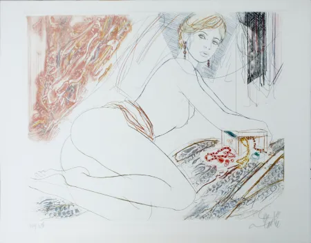 Aquatint Valadie - L'Avarice