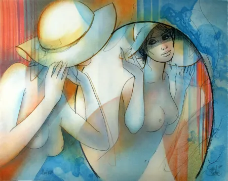 Lithografie Valadie - L'Orgueil