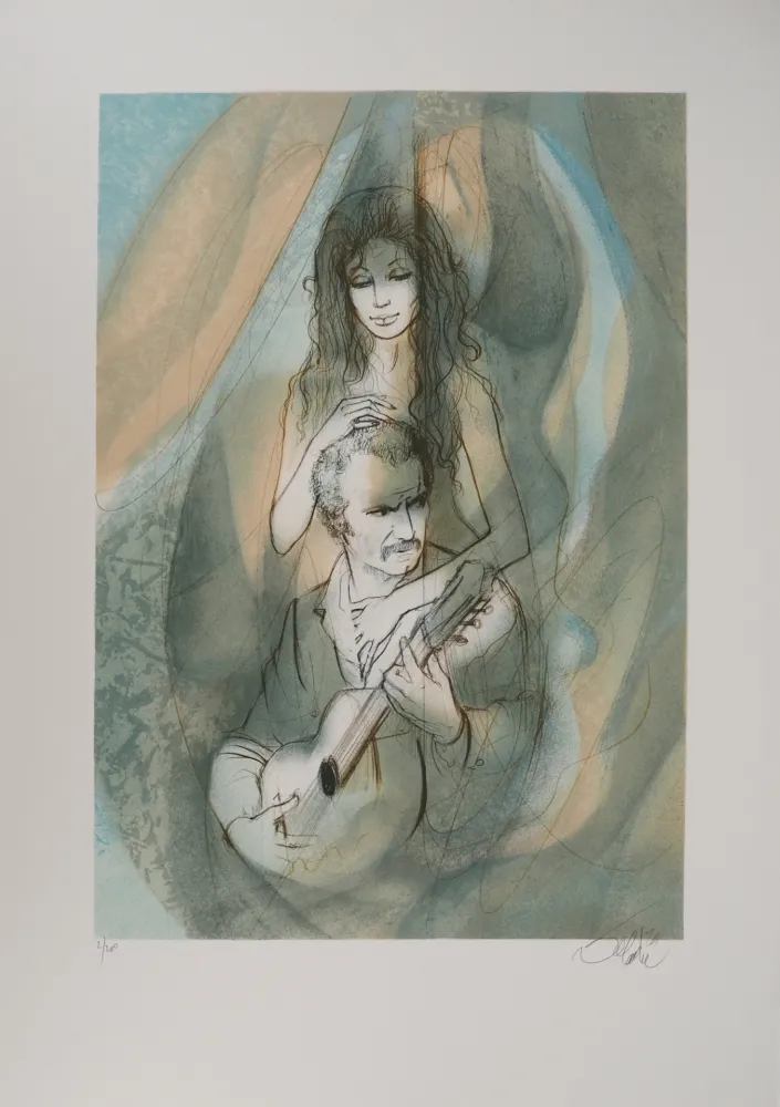 Lithografie Valadie - Mysoginie à part