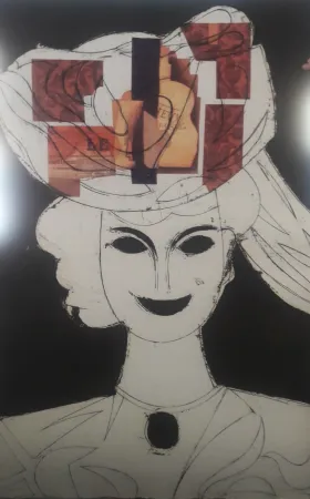 Ets En Aquatint Valdés - Cabeza con sombrero IV
