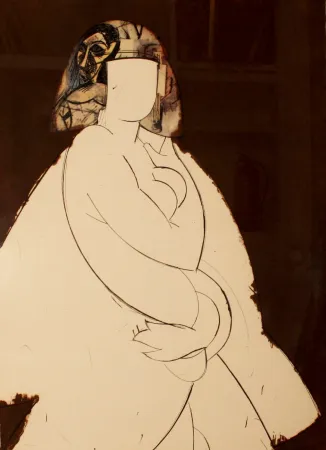 Ets En Aquatint Valdés - Dame