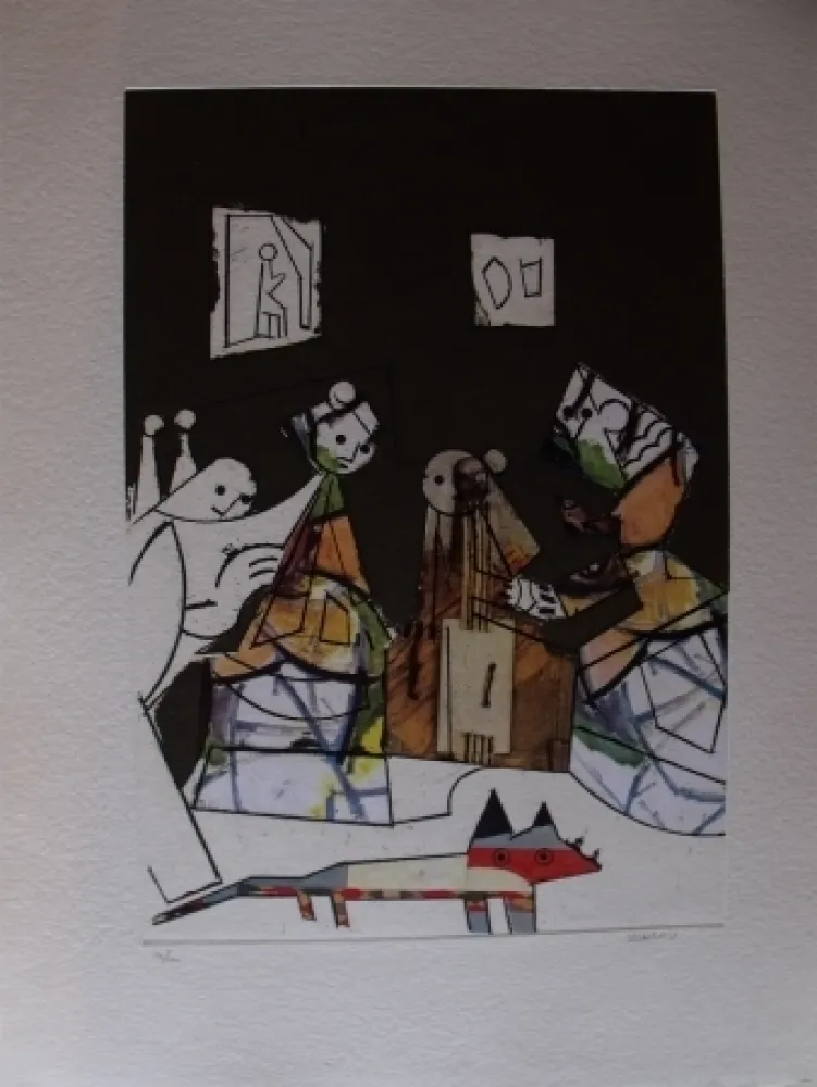 Ets En Aquatint Valdés - Manolo Valdés 