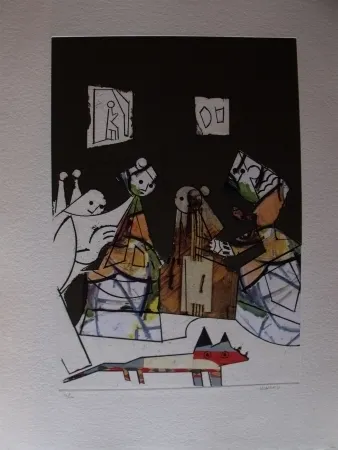 Ets En Aquatint Valdés - Manolo Valdés 