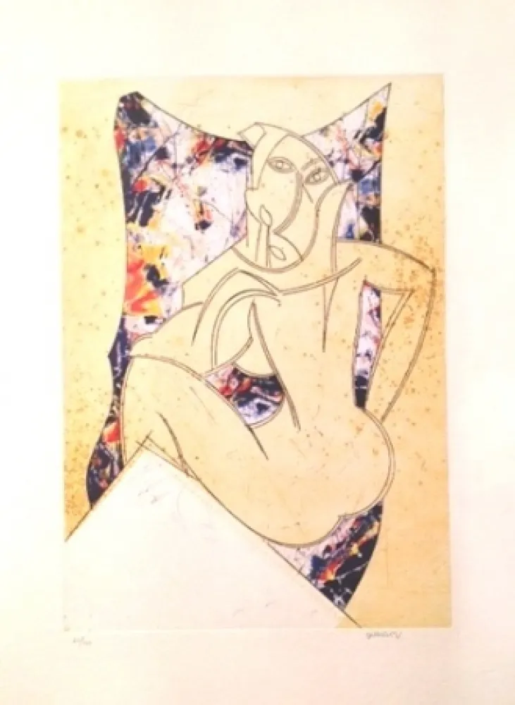 Ets En Aquatint Valdés - Manolo Valdés