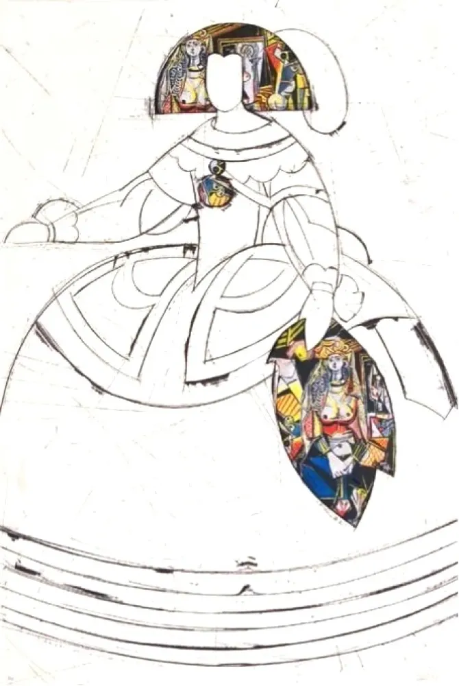 Ets En Aquatint Valdés - Mariana