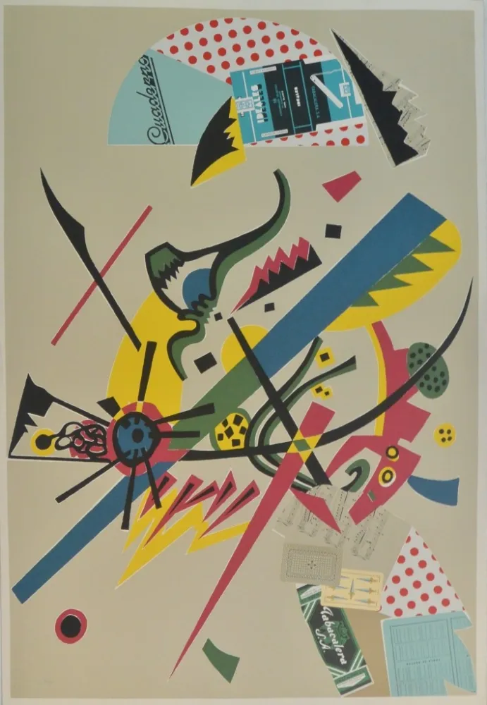 Zeefdruk Valdés - Menina Kandinsky
