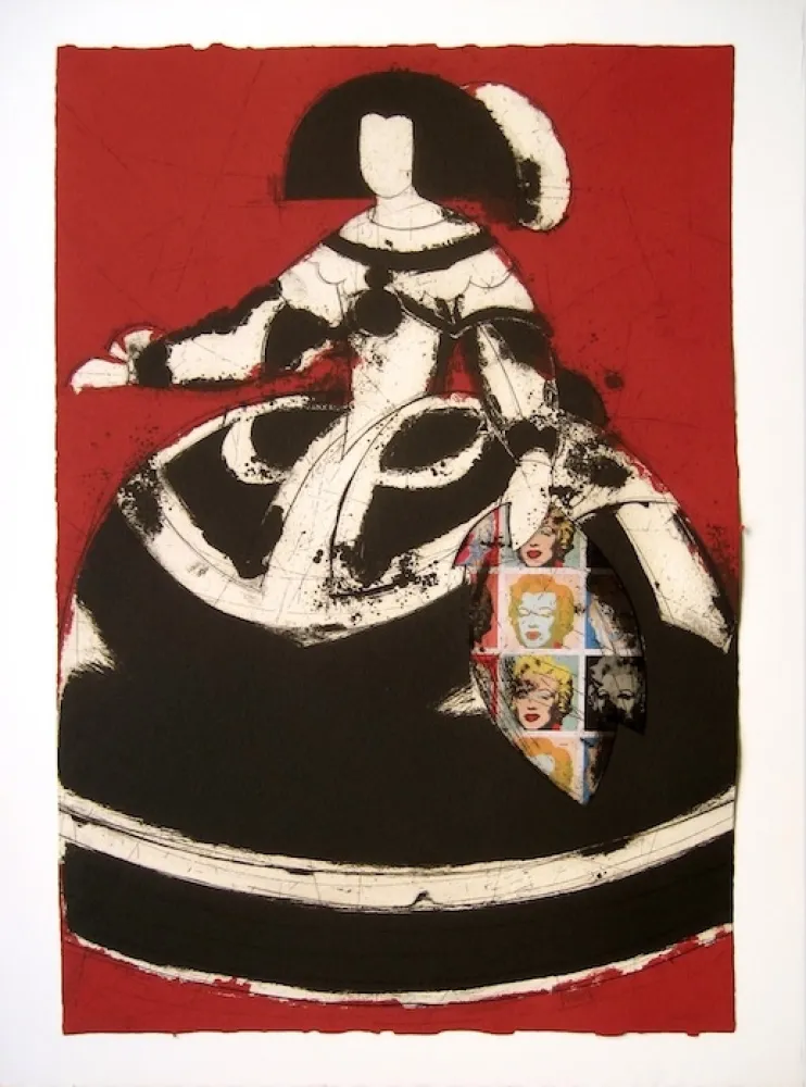 Ets En Aquatint Valdés - Reina Mariana