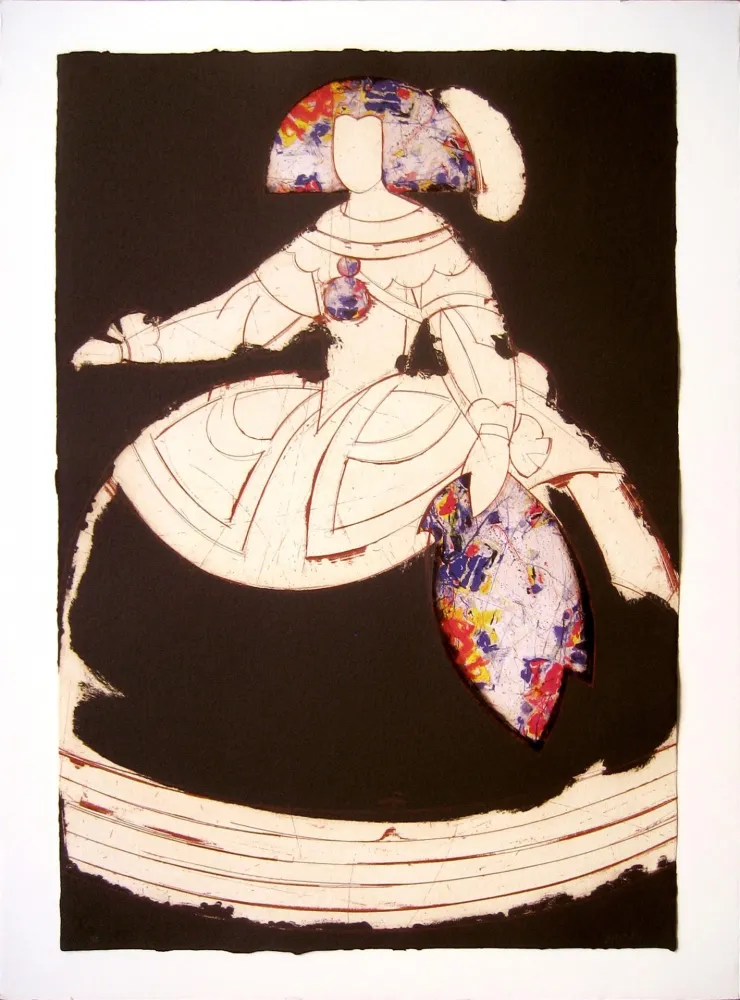 Ets En Aquatint Valdés - Reina Mariana