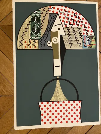 Lithografie Valdés - Reina Marinia