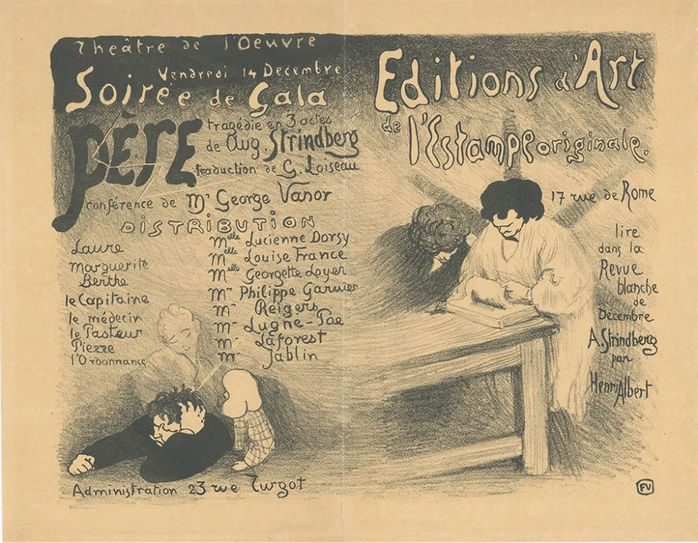 Lithografie Vallotton - Programme pour 