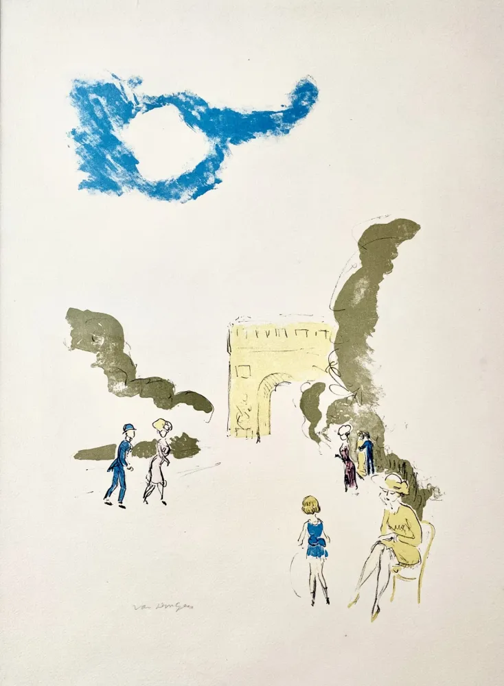 Lithografie Van Dongen - Arc de Triomf