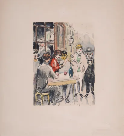 Lithografie Van Dongen - Au Beau Temps de la Butte, 1949