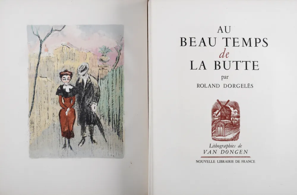 Geïllustreerd Boek Van Dongen - Au Beau Temps de la Butte, 1949 - Complete book