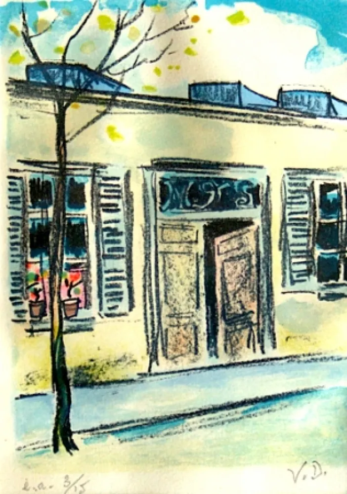 Lithografie Van Dongen - Bateau Lavoir