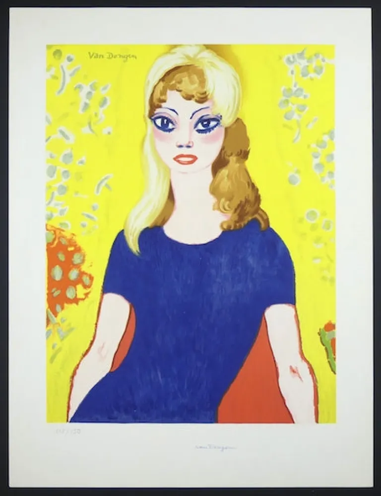 Lithografie Van Dongen - Brigitte Bardot