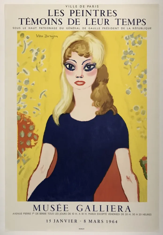 Lithografie Van Dongen - Brigitte Bardot