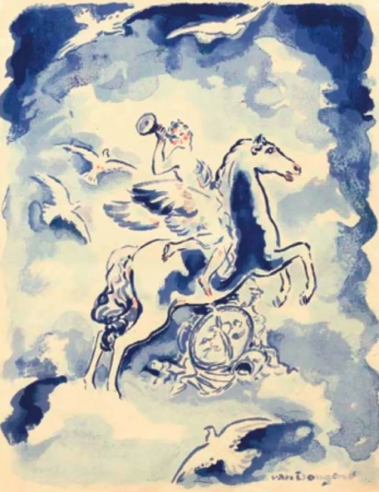 Lithografie Van Dongen - Gloire a Paris