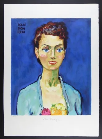 Lithografie Van Dongen - Hommage á Marie Claire