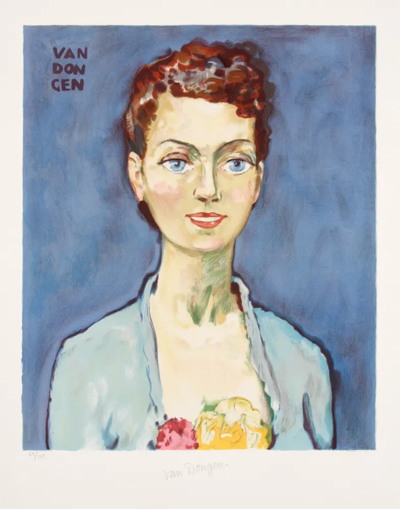 Lithografie Van Dongen - Hommage a Marie Claire