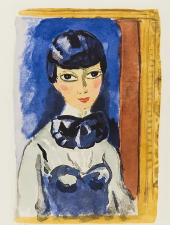 Lithografie Van Dongen - Kees Van DONGEN (1877-1968). Claudine, circa 1950. Lithographie signée.