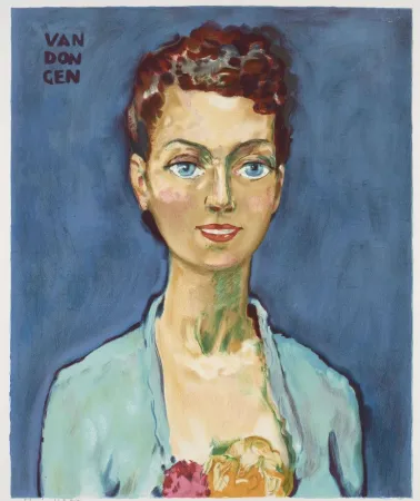 Lithografie Van Dongen - Kees van Dongen (1877-1968). Hommage à Marie-Claire. Lithographie signée.