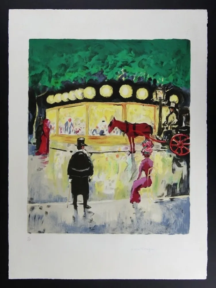Lithografie Van Dongen - Le Carrousel