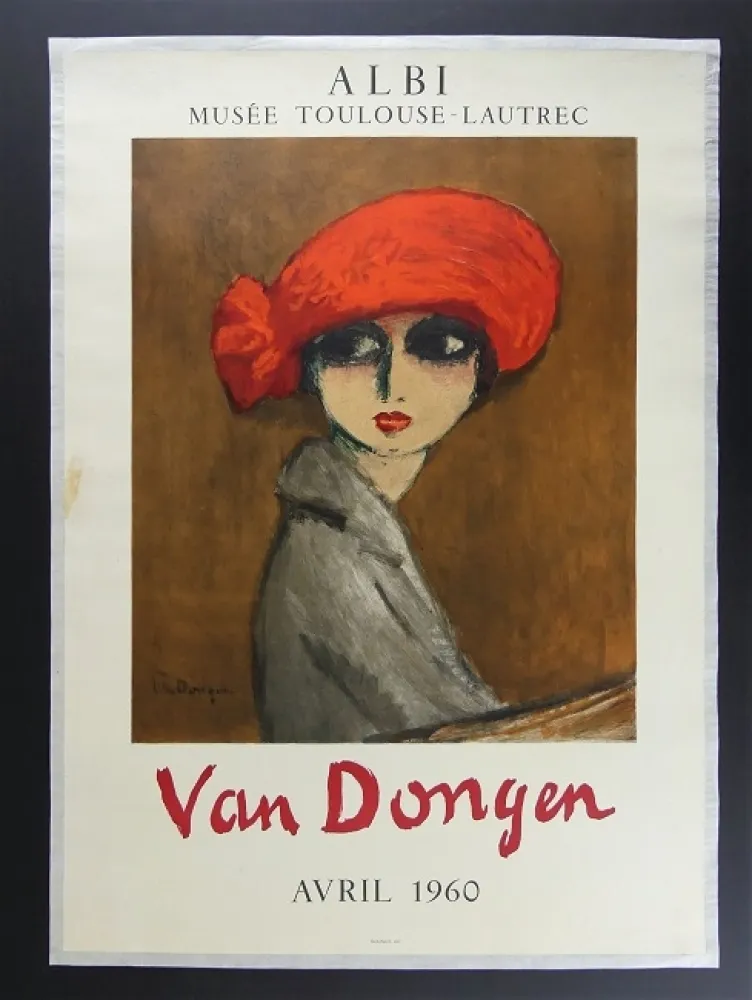 Lithografie Van Dongen - Le Coquelicot - Albi 1960