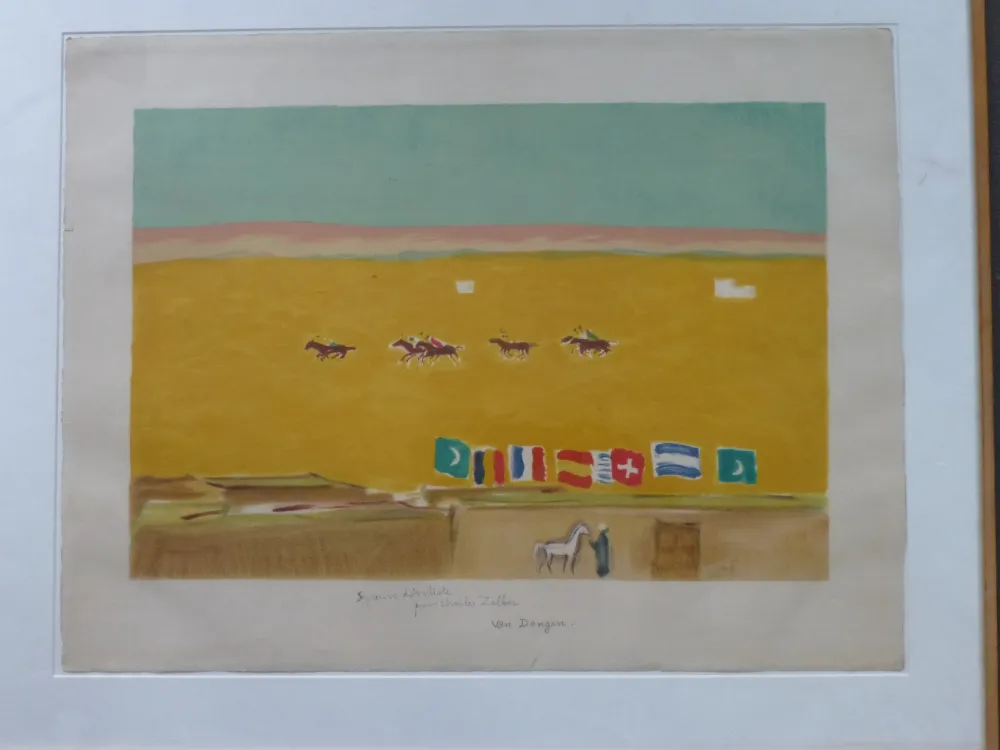 Lithografie Van Dongen - Le polo à Alexandrie 