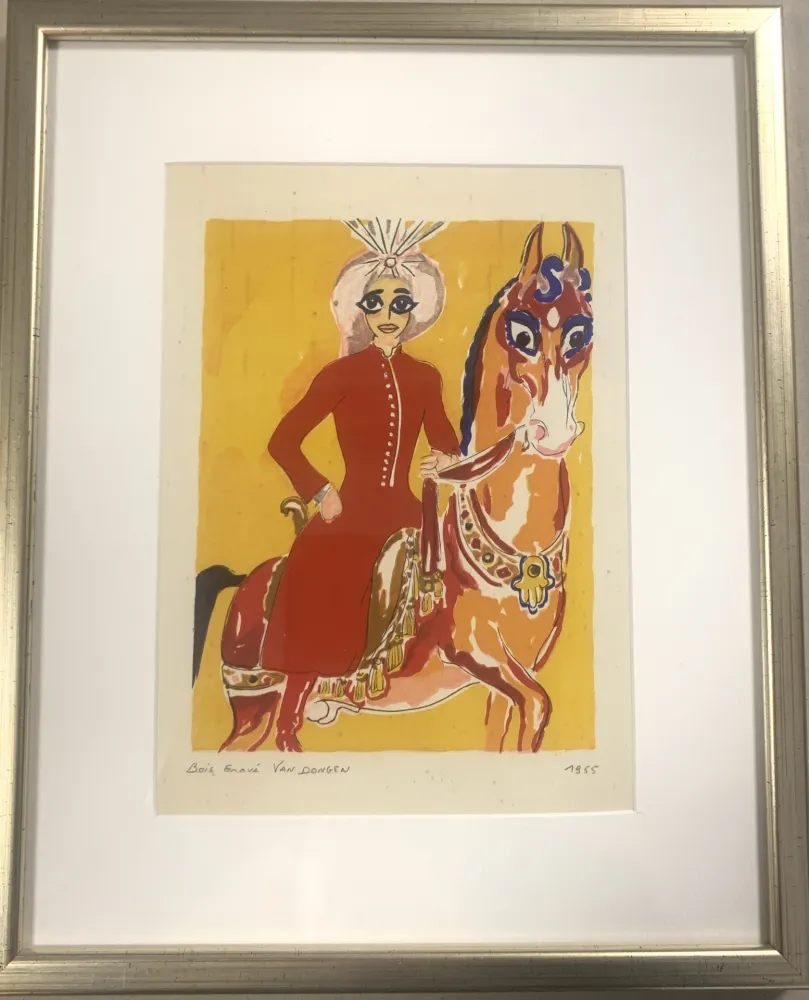 Houtsnede Van Dongen - Les 1001