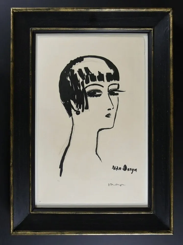 Lithografie Van Dongen - Les Cheveux Courts