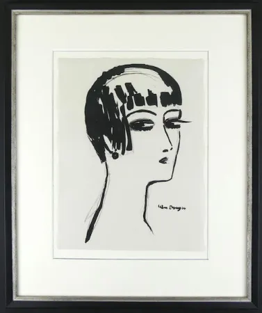 Lithografie Van Dongen - Les Cheveux Courts
