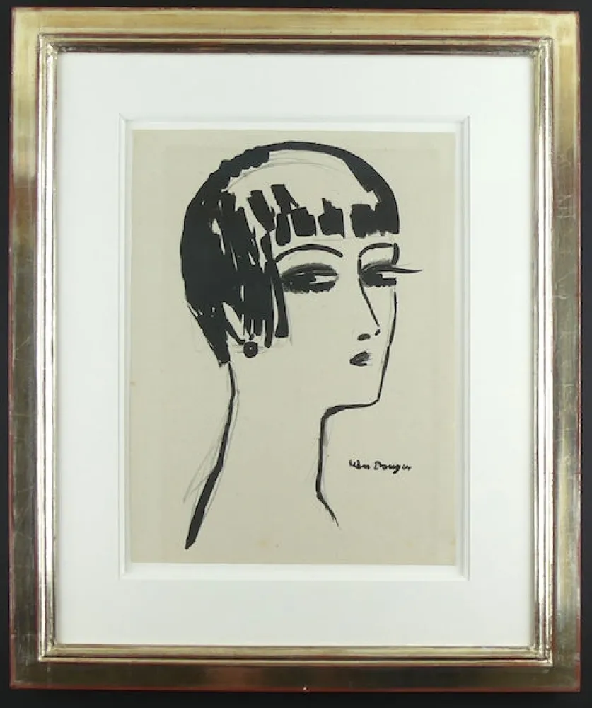 Lithografie Van Dongen - Les Cheveux Courts