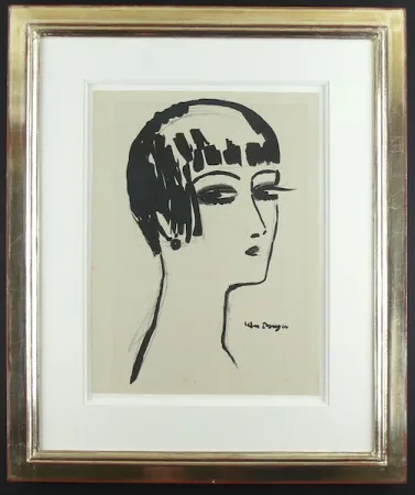 Lithografie Van Dongen - Les Cheveux Courts