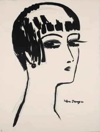 Lithografie Van Dongen - Les Cheveux Courts, 1924 – Deluxe edition!