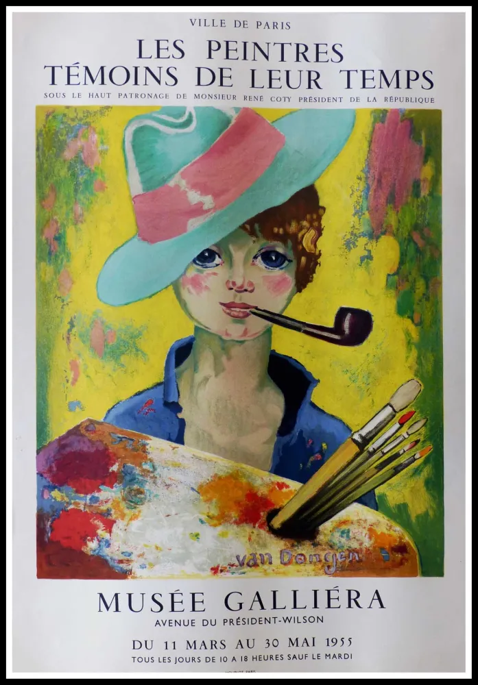 Lithografie Van Dongen - LES PEINTRES TEMOINS DE LEUR TEMPS MUSEE GALLIERA