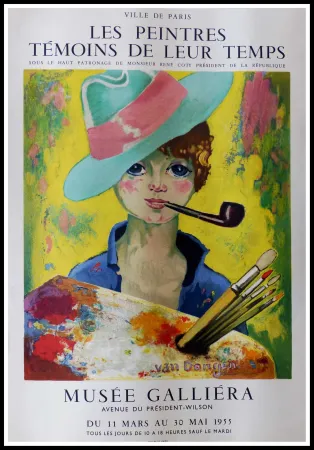 Lithografie Van Dongen - LES PEINTRES TEMOINS DE LEUR TEMPS MUSEE GALLIERA