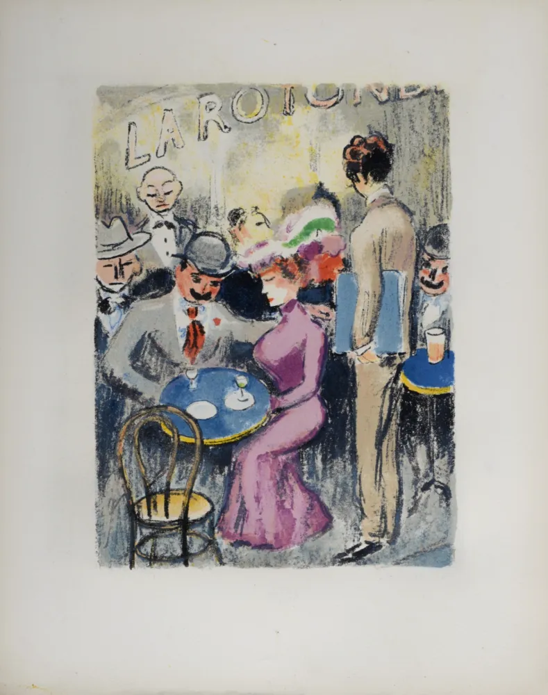 Lithografie Van Dongen - Modigliani, peintre maudit de Montparnasse, 1949