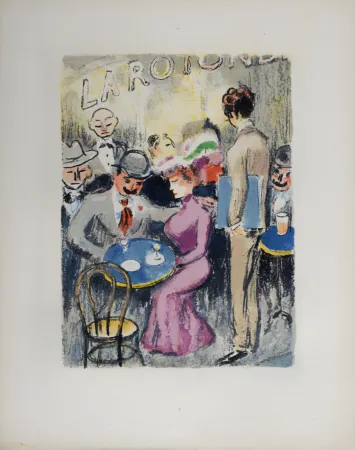 Lithografie Van Dongen - Modigliani, peintre maudit de Montparnasse, 1949