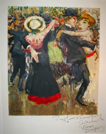 Lithografie Van Dongen - Moulin de la Galette