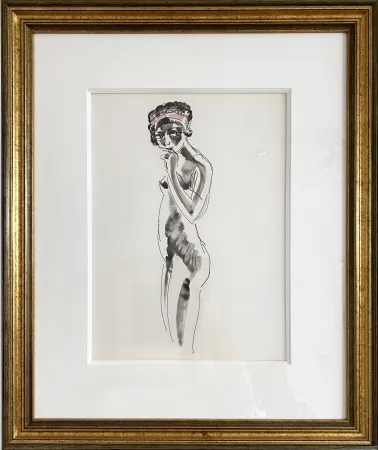 Ets Van Dongen - Odalique africaine standing