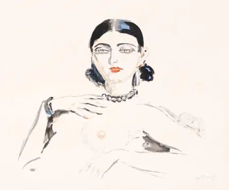 Lithografie Van Dongen - Odalisque