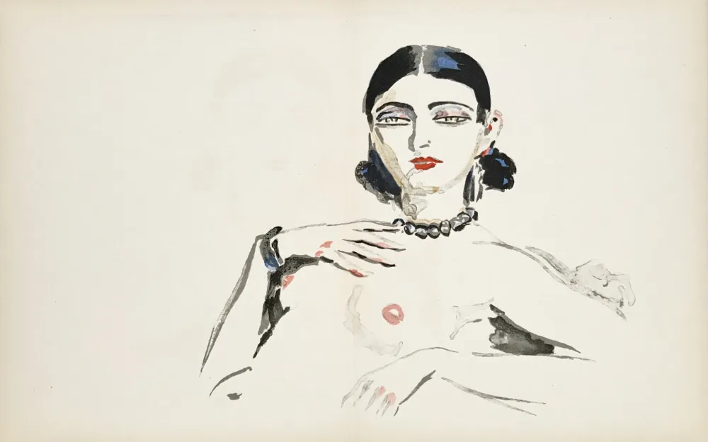 Lithografie Van Dongen - Odalisque