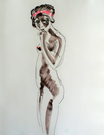 Ets Van Dongen - Odalisque Africaine standing