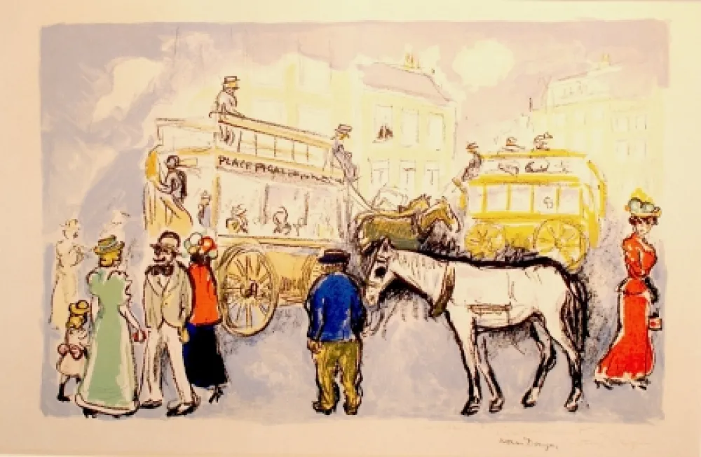 Lithografie Van Dongen - Place Pigalle SOLD