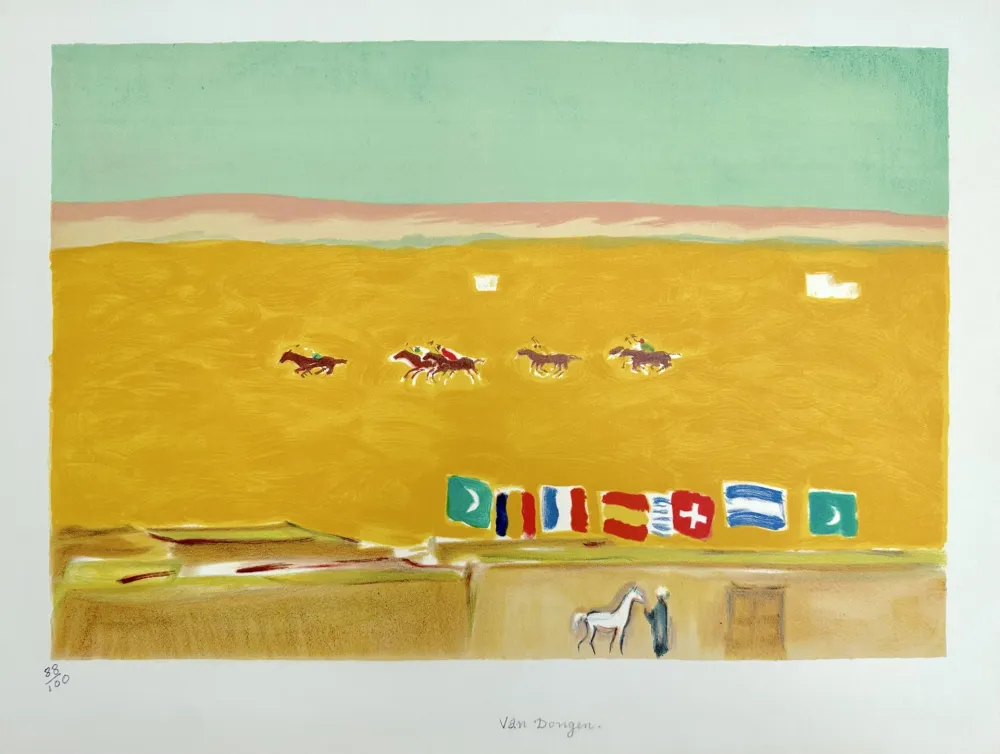 Lithografie Van Dongen - Polo a Alexandrie