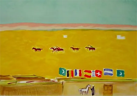 Lithografie Van Dongen - Polo in Alexandria