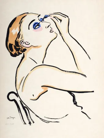 Lithografie Van Dongen - Rimmel, 1920